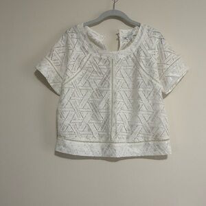 piperlime white lace crop top